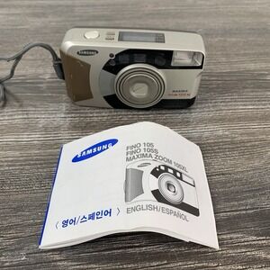 SAMSUNG MAXIMA ZOOM 105XL 35MM Film Camera 38-105MM ZOOM LENS TESTED W/ Manual
